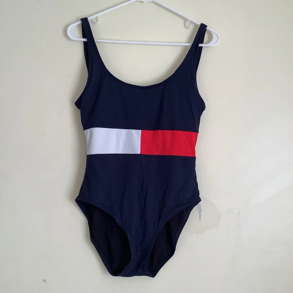 NWOT Tommy Hilfiger Swim Suit - Picture 1 of 9